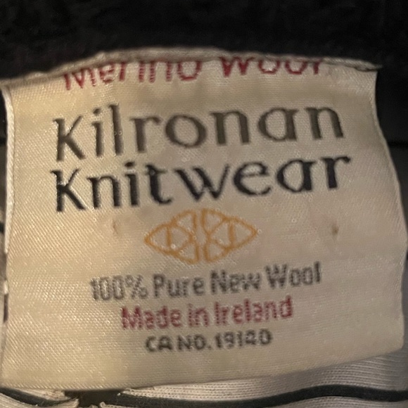 Merino Wool sweater made in Ireland - Picture 1 of 3